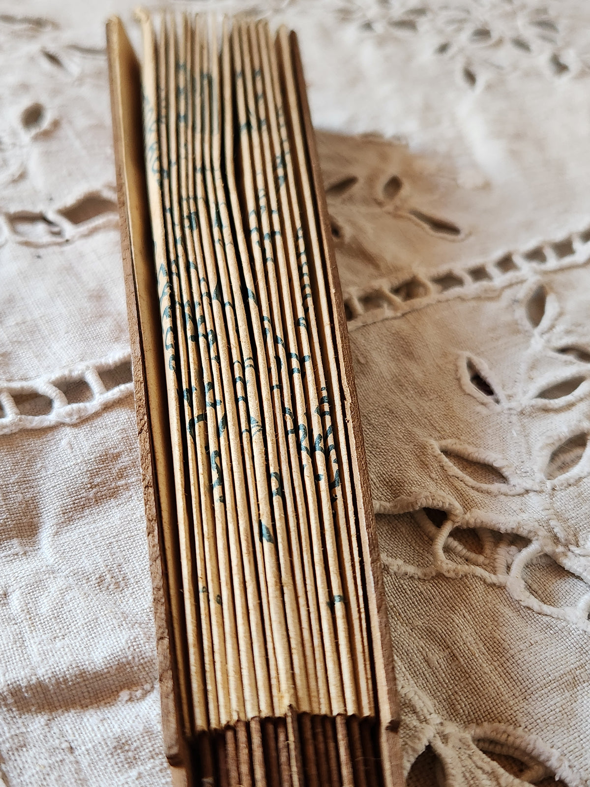 Antique Folding Fan Publicity Ephemera for 'The International Exchange' in Paris