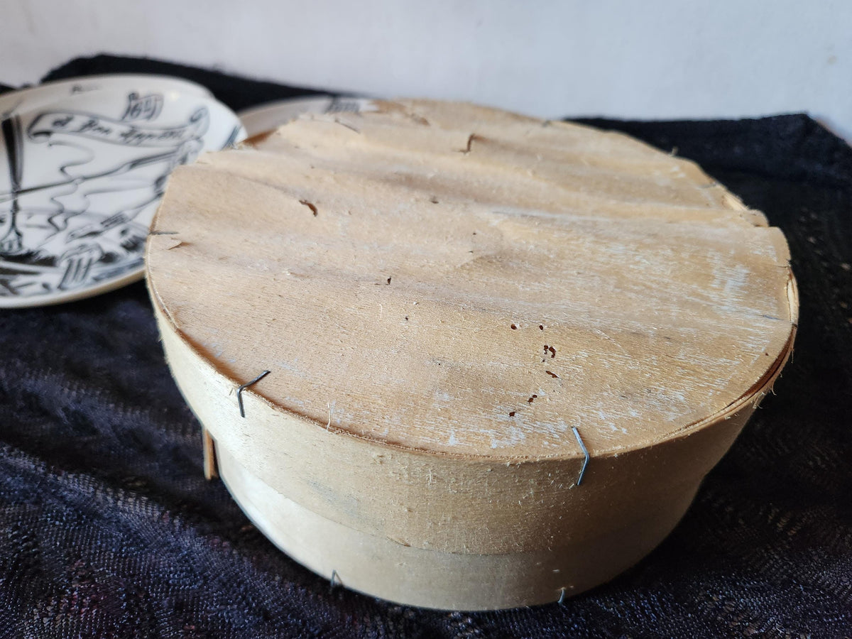 Vintage French GIEN Fondue Plates: Savoyard Recipes, Camembert Style Box 9-Piece Set