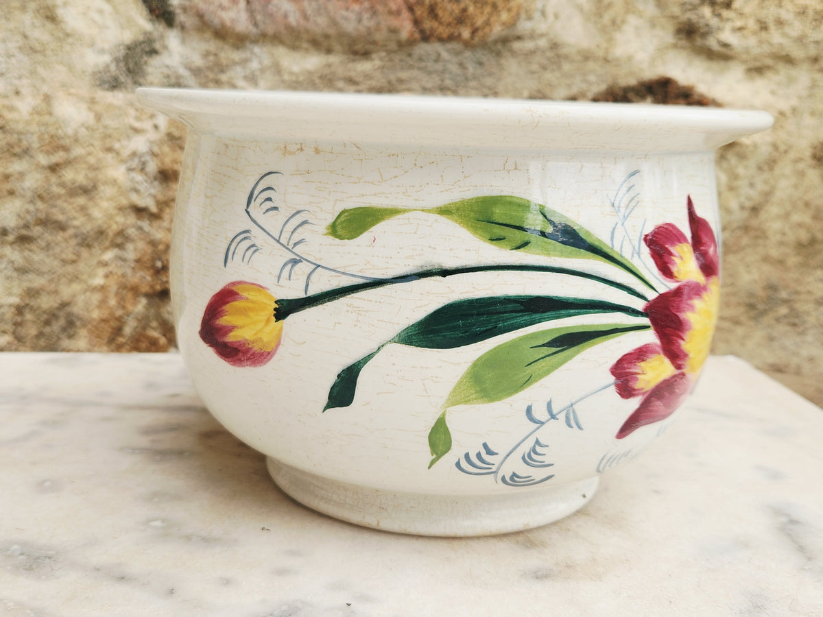 Antique French St Amand Ceranord Chamber Pot