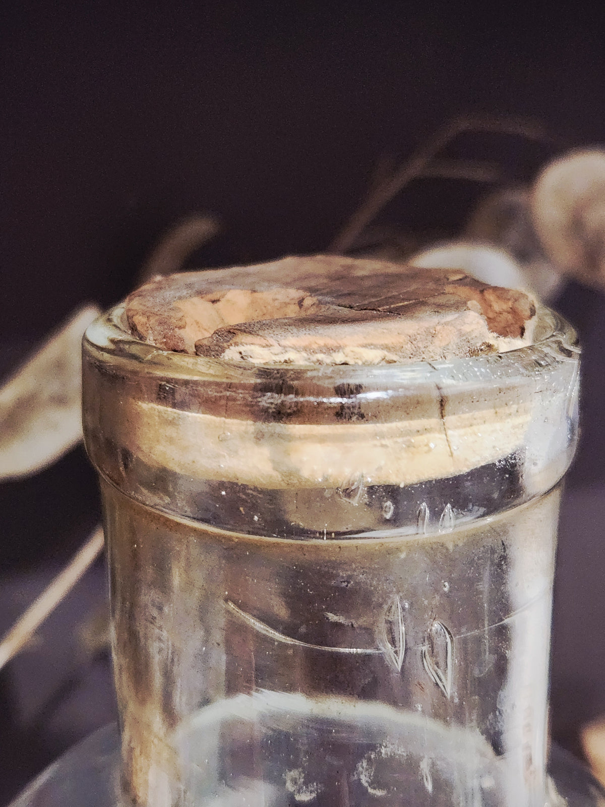 Antike große französische Apothekerflasche von Poulenc Frères, Anfang 1900