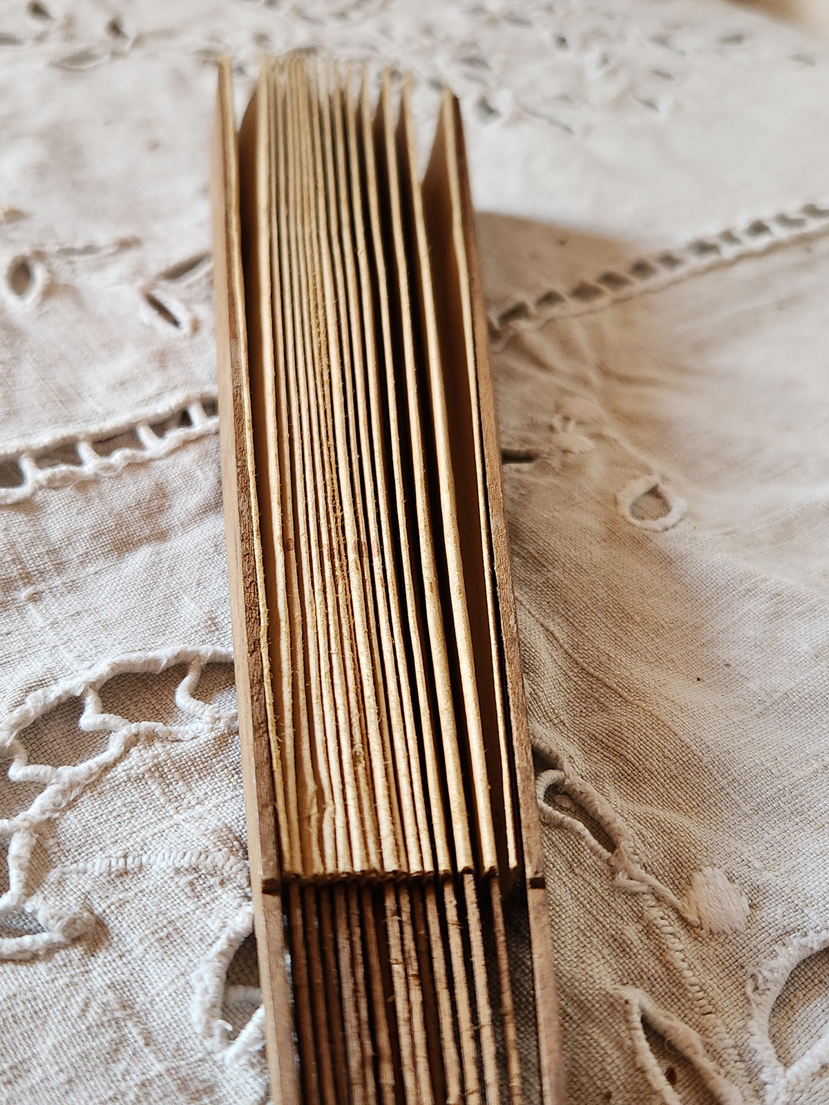 Antique Folding Fan Publicity Ephemera for 'The International Exchange' in Paris