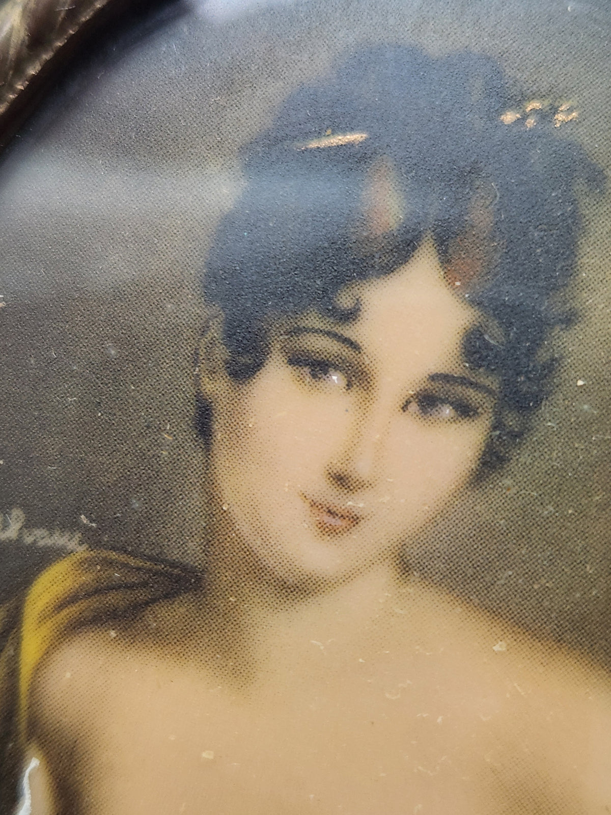 Antique French Signed Miniature Portraits 1800s Louis XVI Style