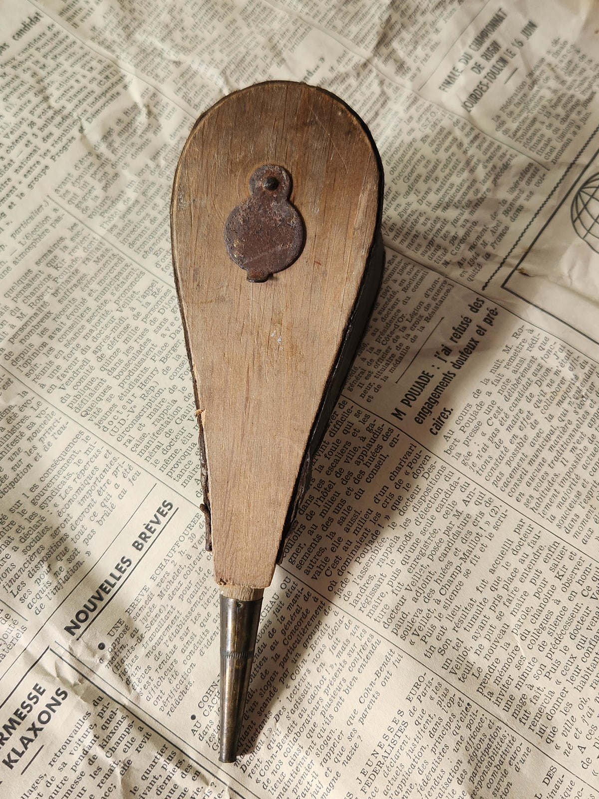 Antique 19th Century French Insect Powder Small Bellows