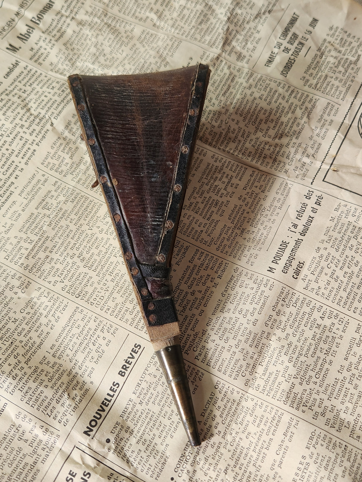 Antique 19th Century French Insect Powder Small Bellows