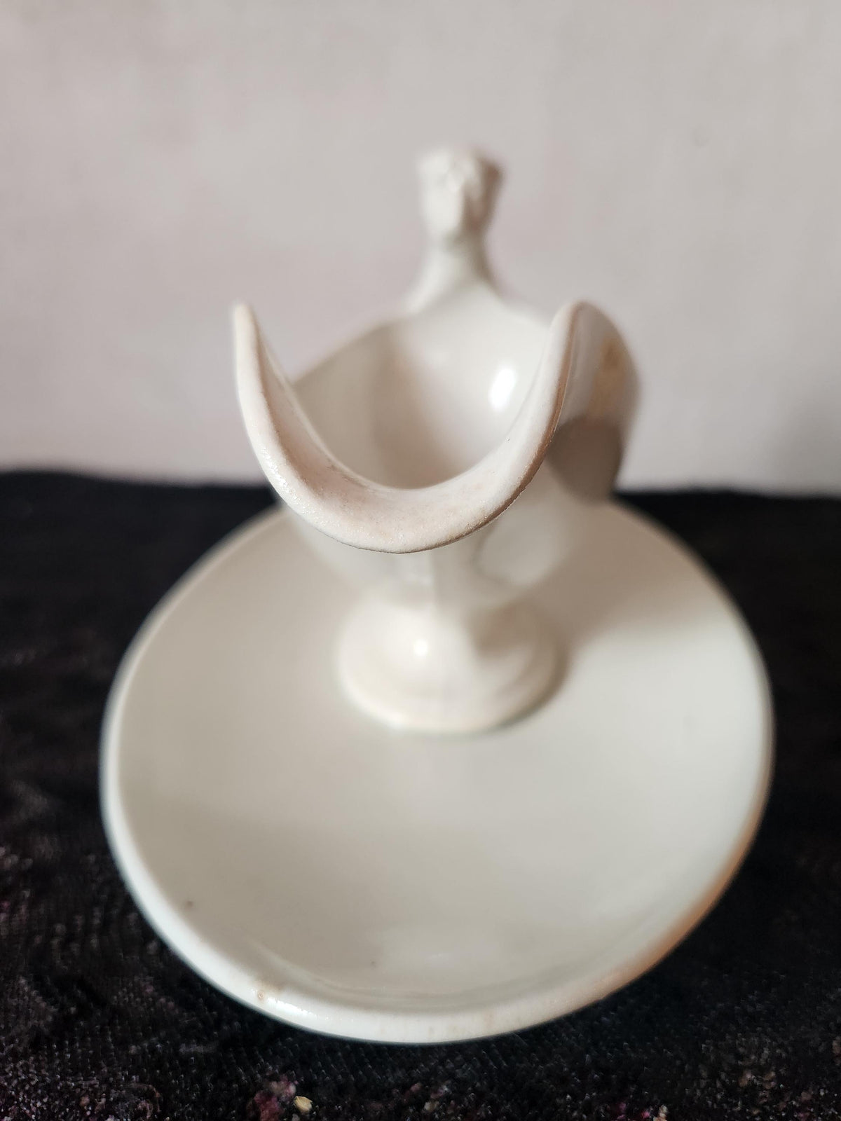 Antique Jules Vieillard Bordeaux Ironstone Sauce Boat