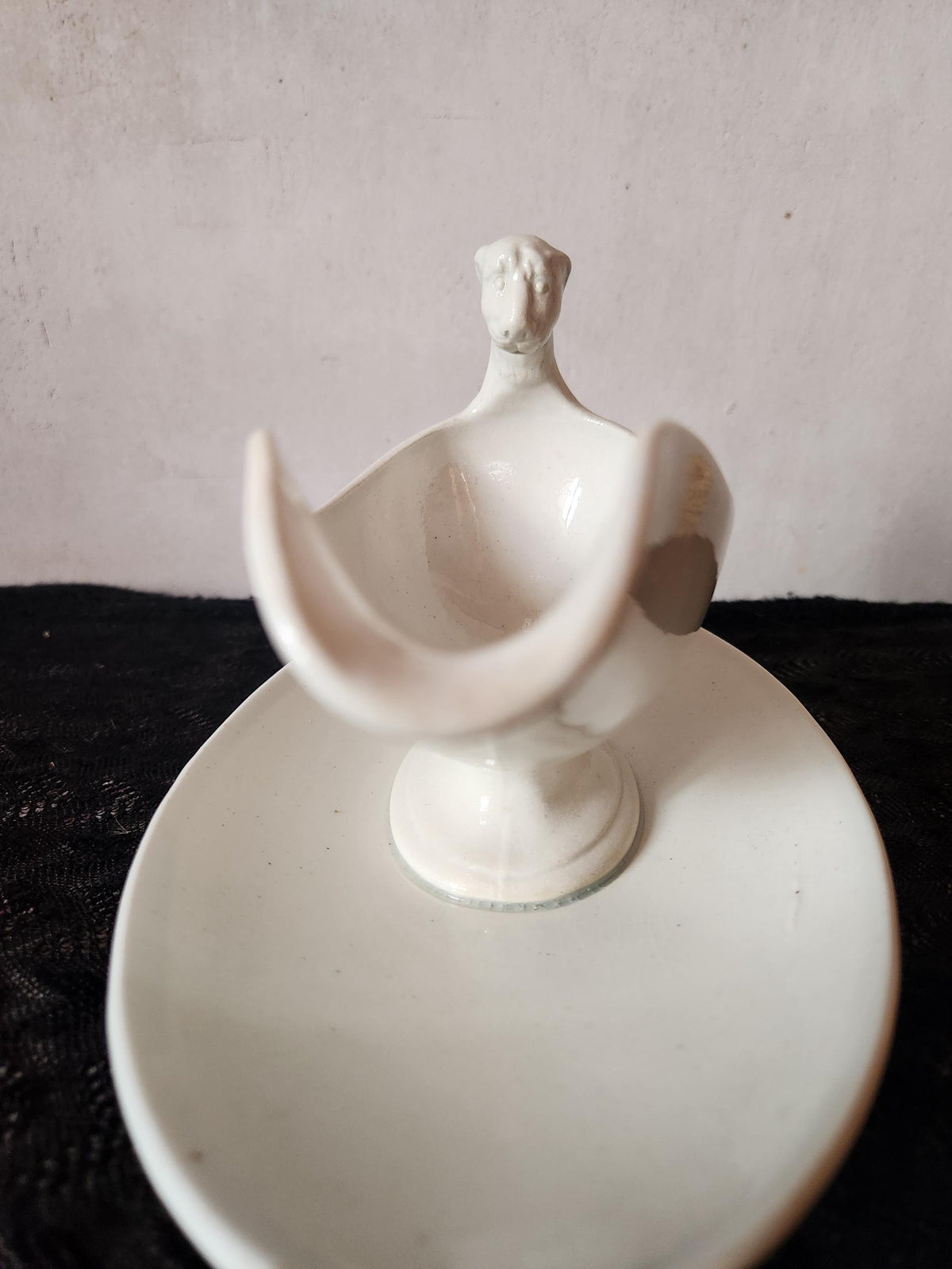 Antique Jules Vieillard Bordeaux Ironstone Sauce Boat