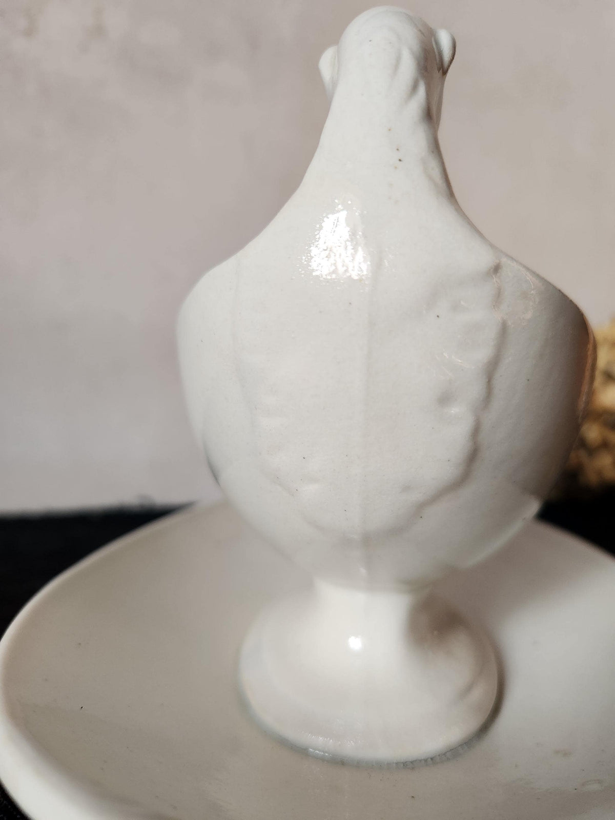Antique Jules Vieillard Bordeaux Ironstone Sauce Boat