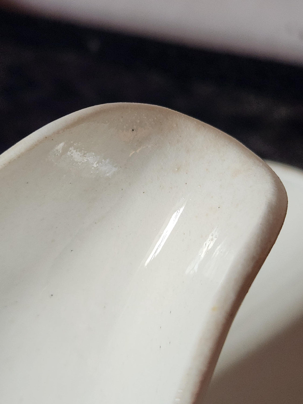 Antique Jules Vieillard Bordeaux Ironstone Sauce Boat