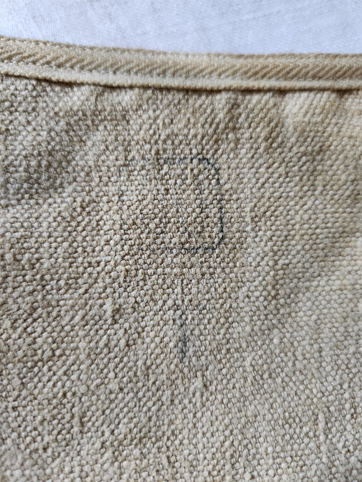 Antique Oatmeal Canvas Cotton High Gaiters Boot Covers 12 Buttons