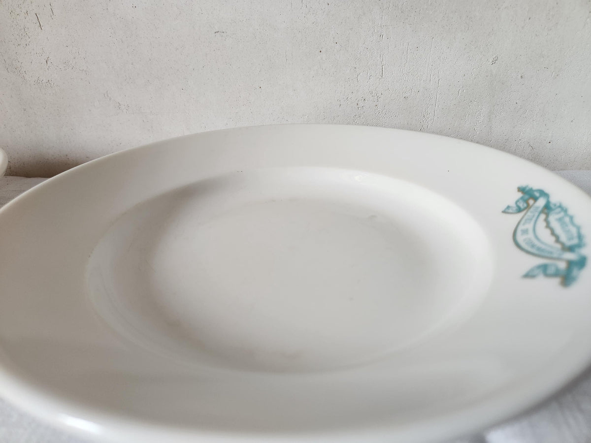 Vintage French UC Hollow Plates Restaurant Pyroblan