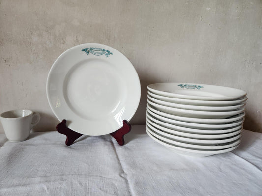 Vintage French UC Hollow Plates Restaurant Pyroblan