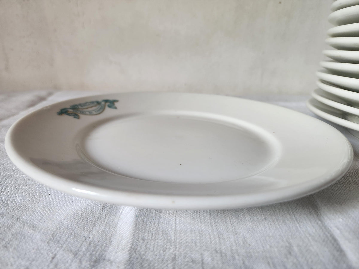 Vintage French UC Dinner Plates Restaurant Pyroblan