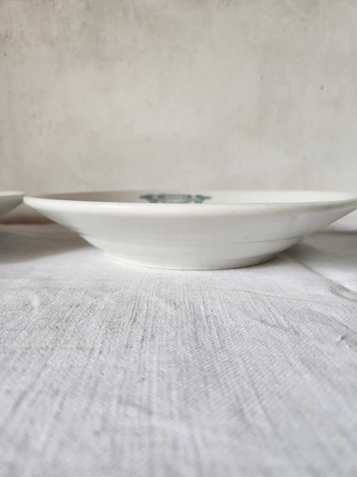 Vintage French UC Hollow Plates Restaurant Pyroblan
