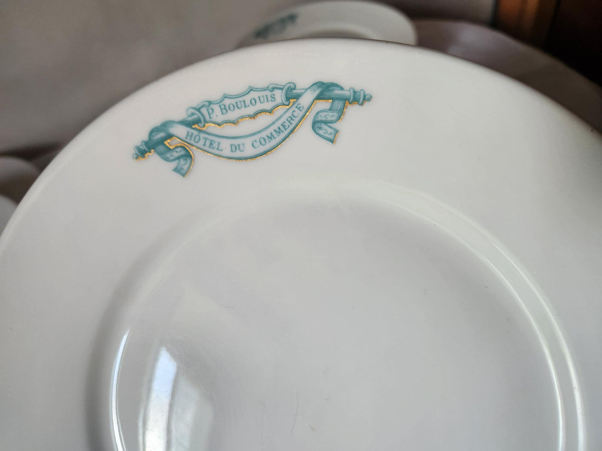 Vintage French UC Dinner Plates Restaurant Pyroblan