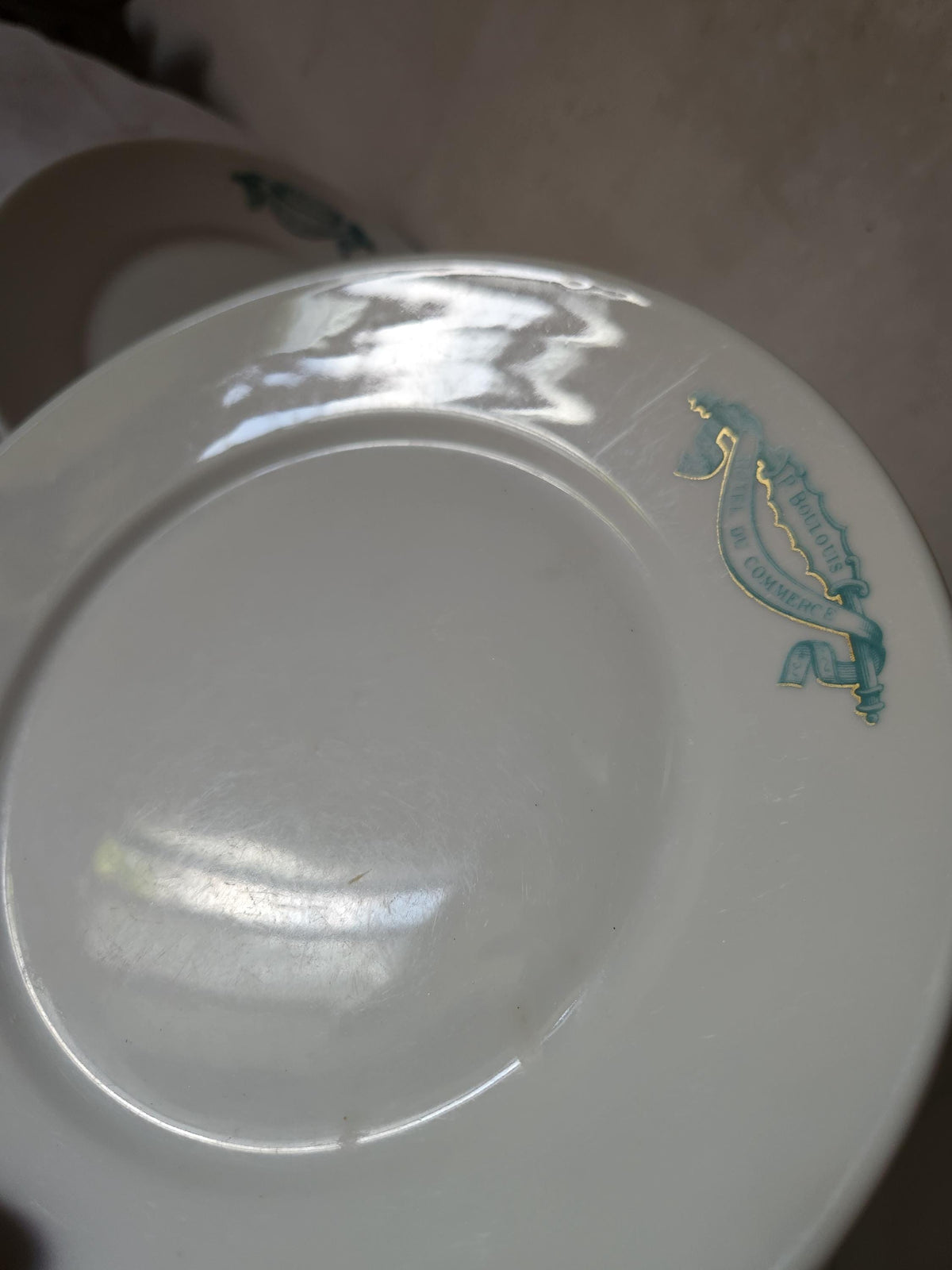 Vintage French UC Dinner Plates Restaurant Pyroblan