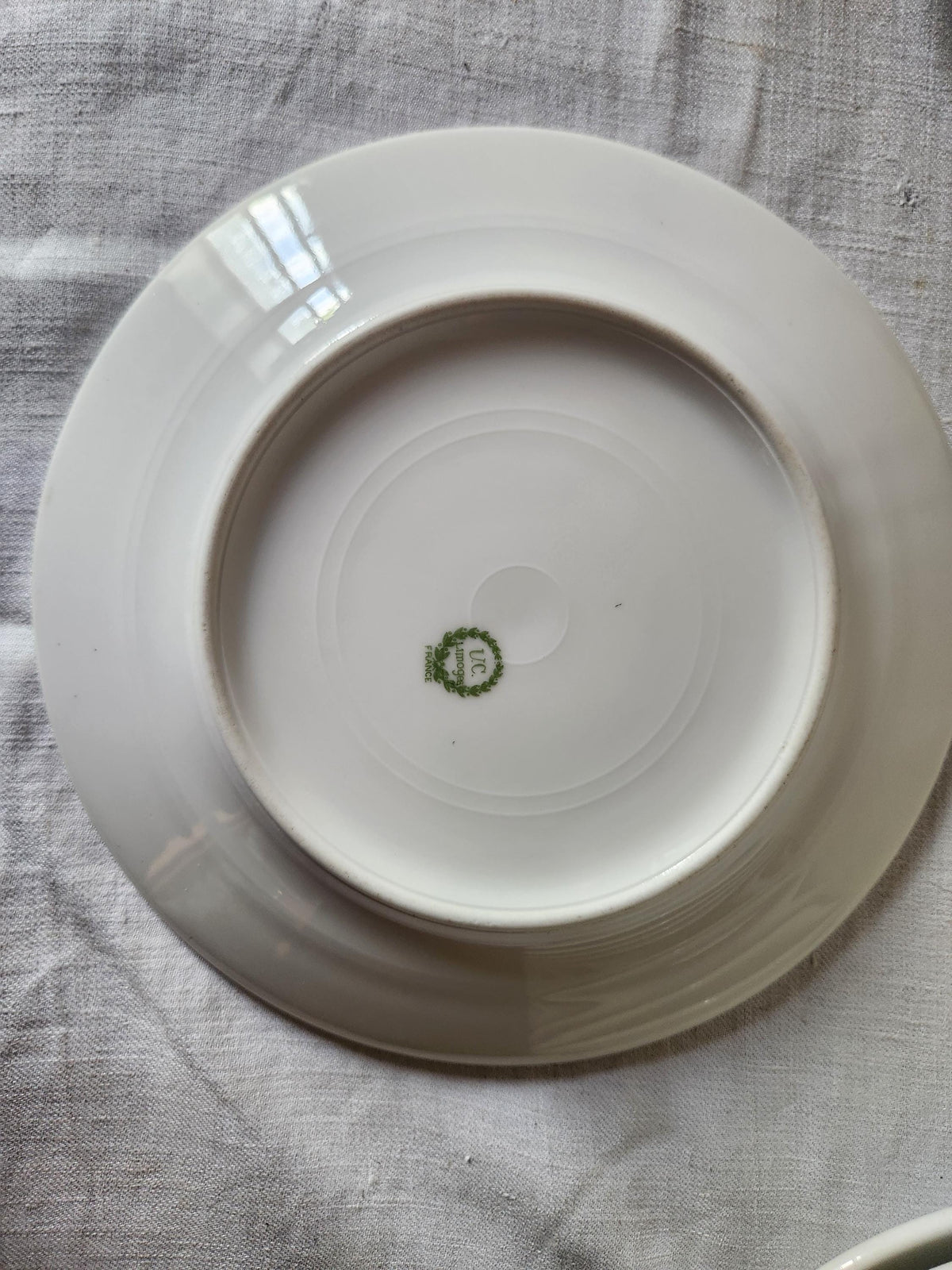 Vintage French UC Dinner Plates Restaurant Pyroblan