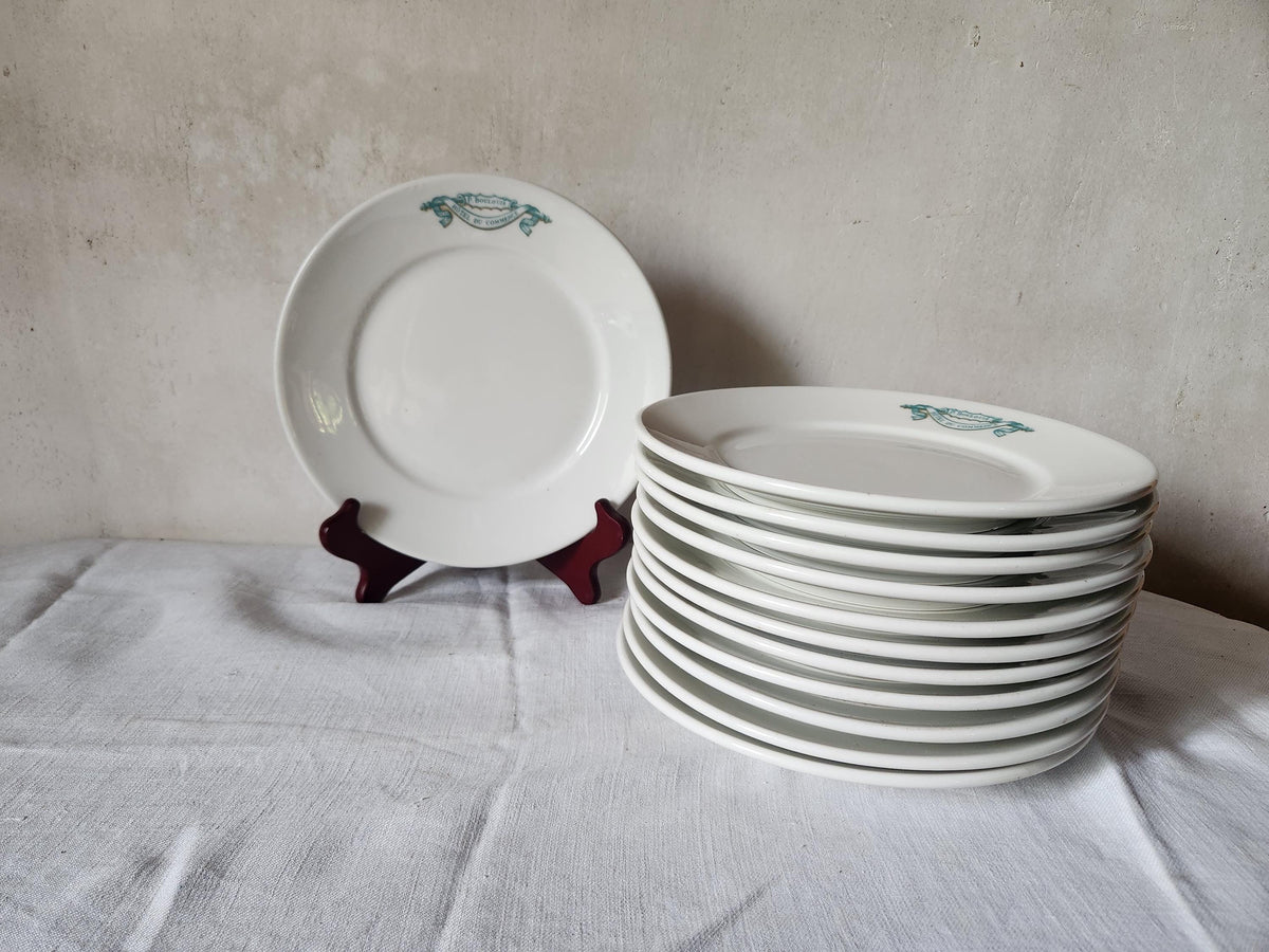 Vintage French UC Dinner Plates Restaurant Pyroblan