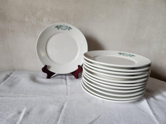 Vintage French UC Dinner Plates Restaurant Pyroblan